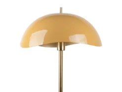 Floor lamp Waved enamel honey yellow