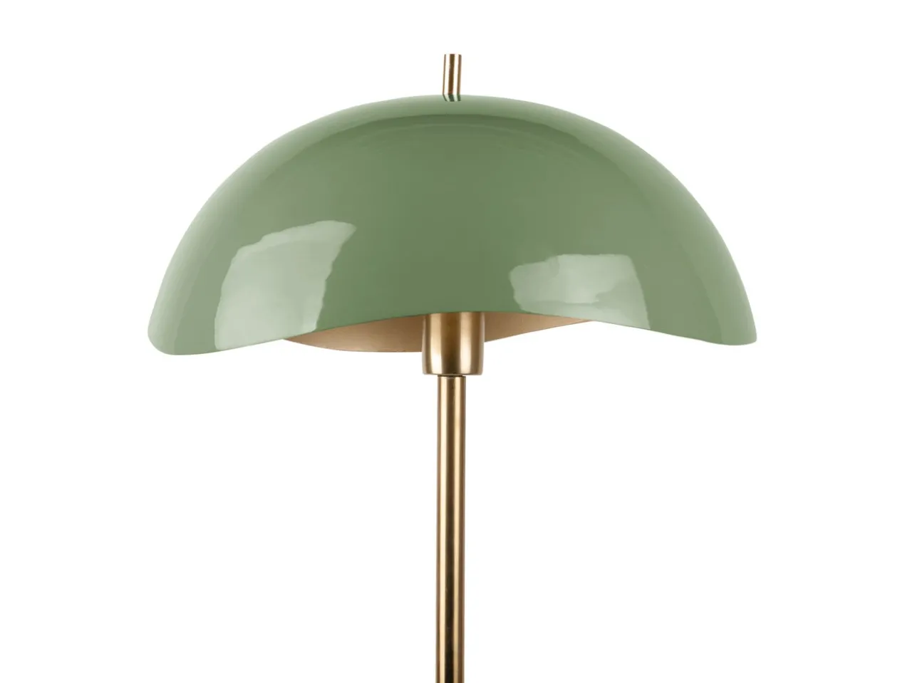 Floor lamp Waved enamel jungle green