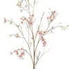 Forsythia branch pink