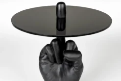 Fother mucker side table black
