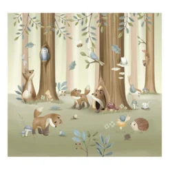 Fotobehang Forest Friends