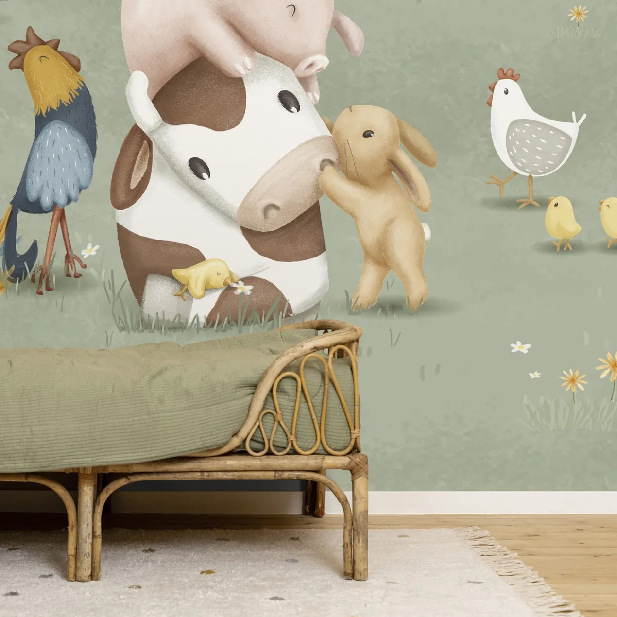 Fotobehang Little Farm