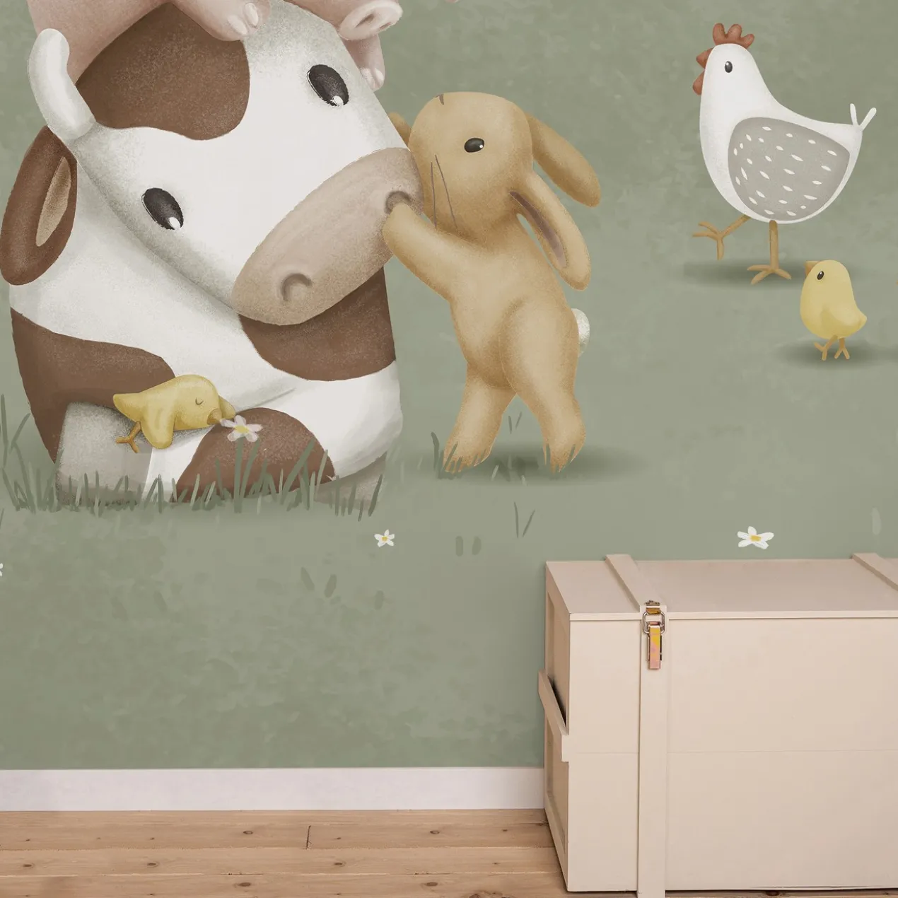 Fotobehang Little Farm