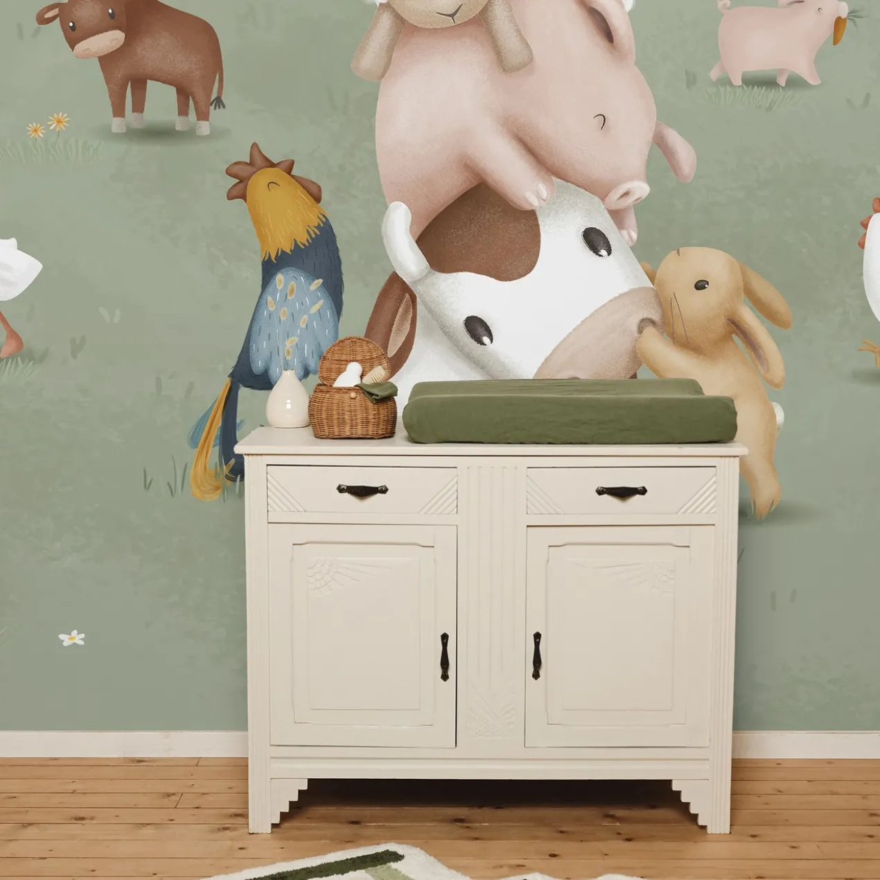 Fotobehang Little Farm