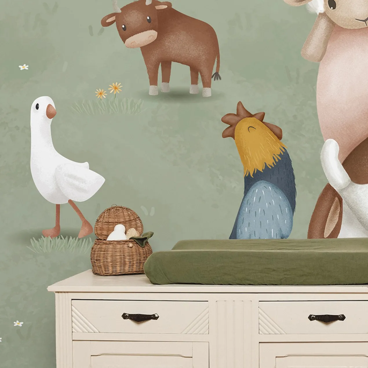 Fotobehang Little Farm