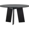 Fries eettafel o129 cm eiken blacknight [fsc]