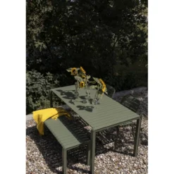 Garden bench vondel 129,5x45 green