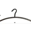 Garderobehanger metaal (set van 6) Vintage zilver