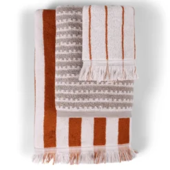 Gastendoekje Ellis beige 30x50 cm - set van 2
