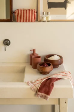 Gastendoekje Ellis blush 30x50 cm - set van 2