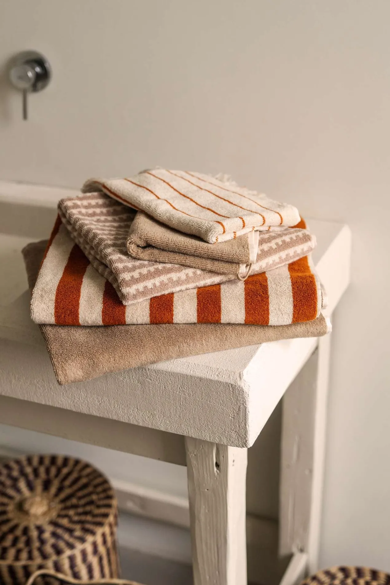 Gastendoekje Ellis blush 30x50 cm - set van 2