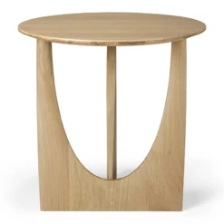 Geometric bijzettafel - eiken