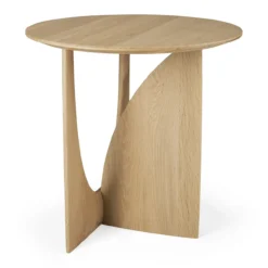 Geometric bijzettafel - eiken