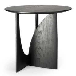 Geometric bijzettafel - eiken zwart