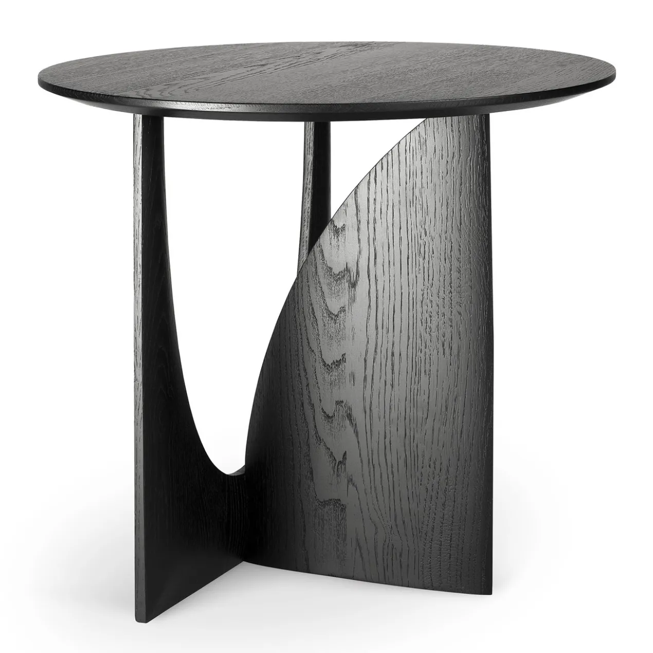 Geometric bijzettafel - eiken zwart