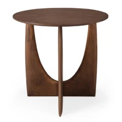 Geometric bijzettafel - teak