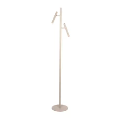 GERT VLOERLAMP 2-LICHTS CREME