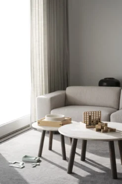 Gestoffeerde 4-zitsbank Willard Beige