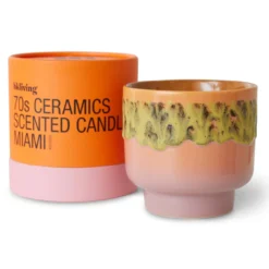 Geurkaars 70's Ceramics miami