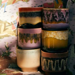 Geurkaars 70's Ceramics tulum