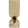 Gigi tafellamp gehamerd glas 38xo15cm naturel