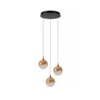 GISELA HANGLAMP 3-LICHTS Ø36CM AMBER