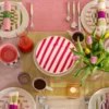Glas Caro pink 330 cc - set van 6