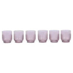 Glas Caro pink 330 cc - set van 6