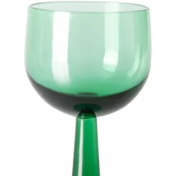 Glas Emeralds Wine Glass tall fern green - set van 4