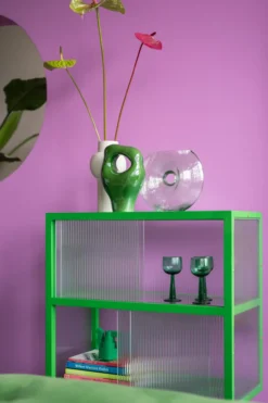 Glas Emeralds Wine Glass tall fern green - set van 4