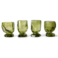 Glas Nienke Sikkema emerald - set van 4