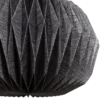 Globe hanglamp papier naturel/zwart