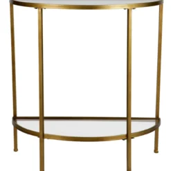Goddess sidetable antique brass