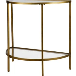 Goddess sidetable antique brass