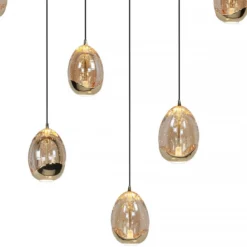 GOLDEN EGG OVAAL 8-LICHTS ZWART