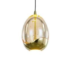 GOLDEN EGG ROND 3-LICHTS ZWART