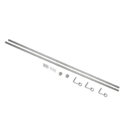 Gordijnroede Cappa Single nikkel 91-183 cm
