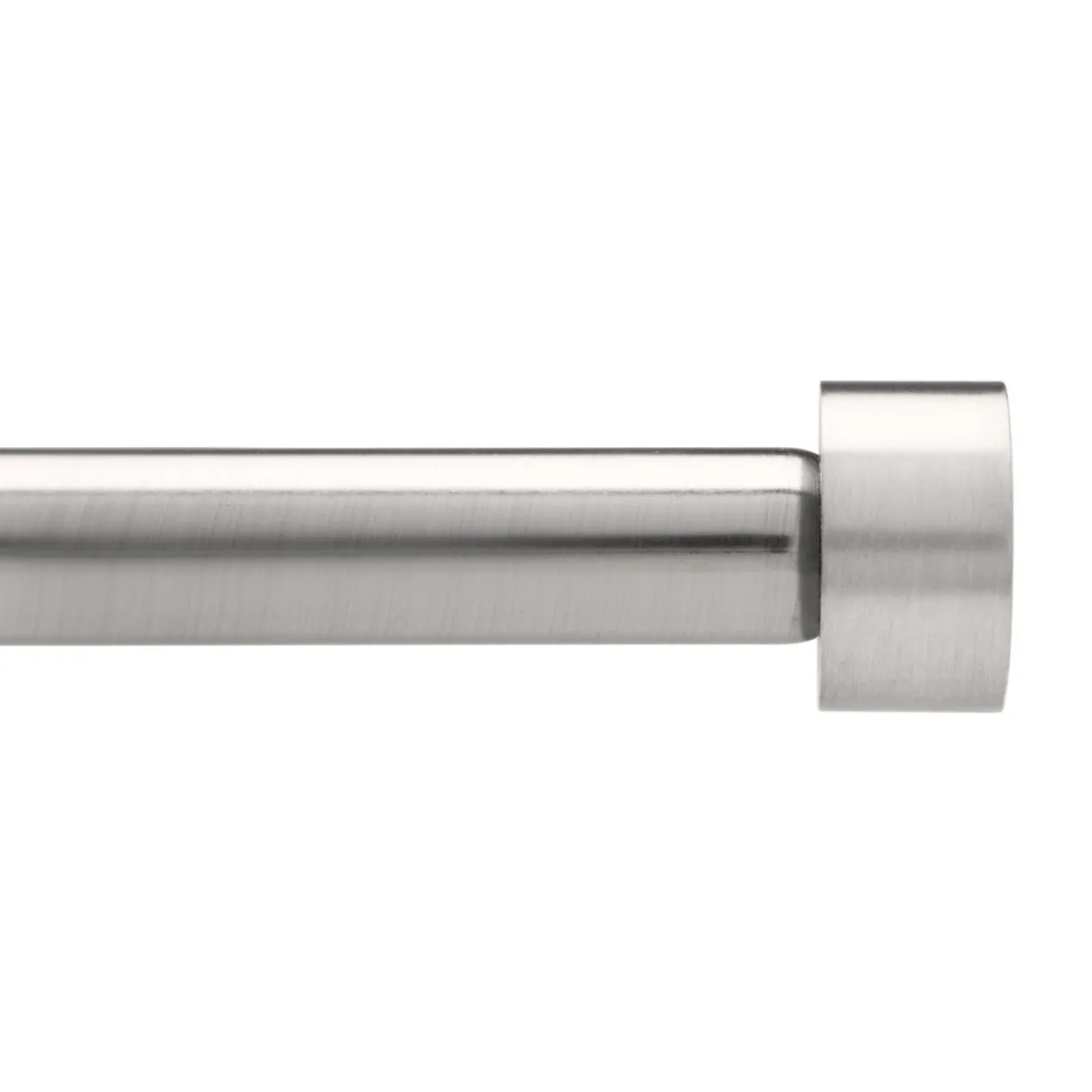 Gordijnroede Cappa Single nikkel Ø1,9 cm 183-366 cm