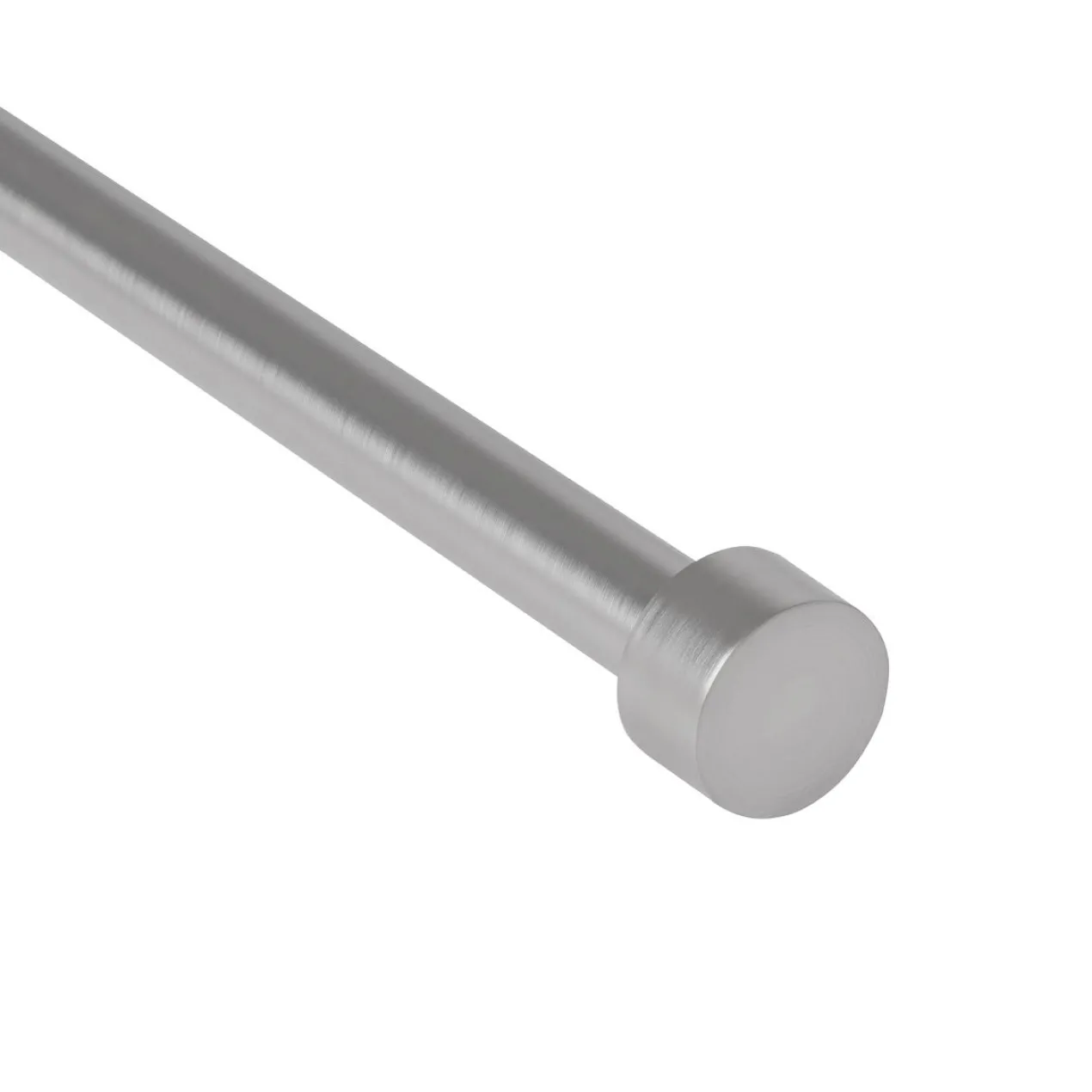 Gordijnroede Cappa Single nikkel Ø1,9 cm 183-366 cm