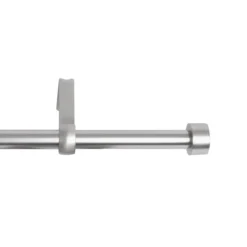 Gordijnroede Cappa Single nikkel Ø1,9 cm 183-366 cm