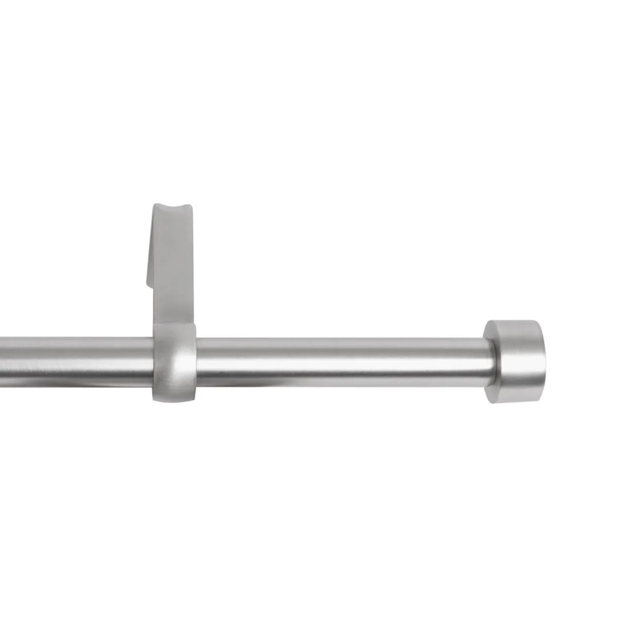 Gordijnroede Cappa Single nikkel Ø1,9 cm 183-366 cm