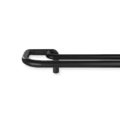 Gordijnroede Twilight Double zwart 76 tot 213 cm