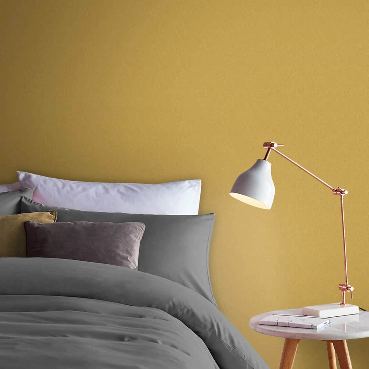 Graham & Brown matte muurverf Burnt Saffron - afneembaar Graham & Brown Burnt Saffron Matte Muurverf Afneembaar 4L
