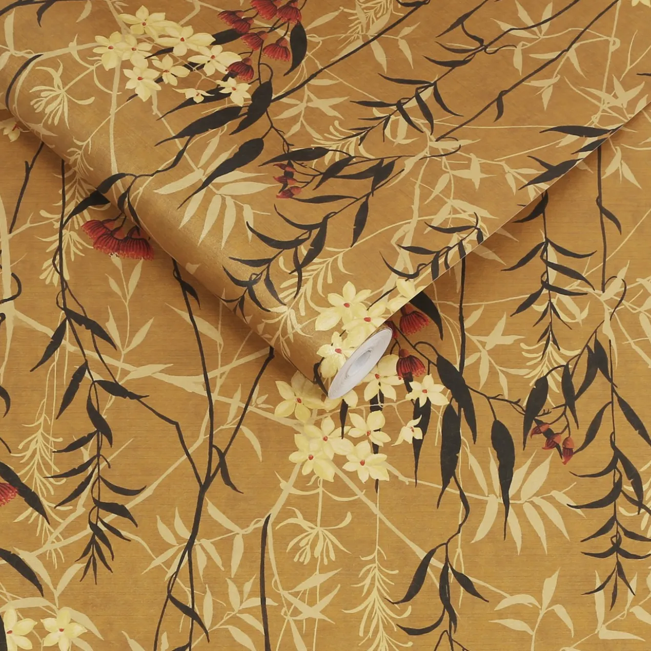 Graham & Brown - Vliesbehang Obassia Silk Opulance - 10mx52cm