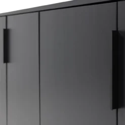 Gunnar dressoir 200 cm grenen matzwart [fsc]