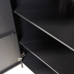 Gunnar dressoir 200 cm grenen matzwart [fsc]