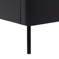 Gunnar tv meubel 154 cm grenen matzwart [fsc]