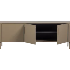 Gunnar tv meubel 154 cm grenen mud [fsc]