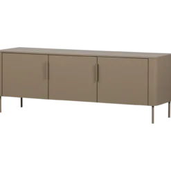 Gunnar tv meubel 154 cm grenen mud [fsc]