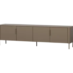 Gunnar tv meubel 200 cm grenen mud [fsc]